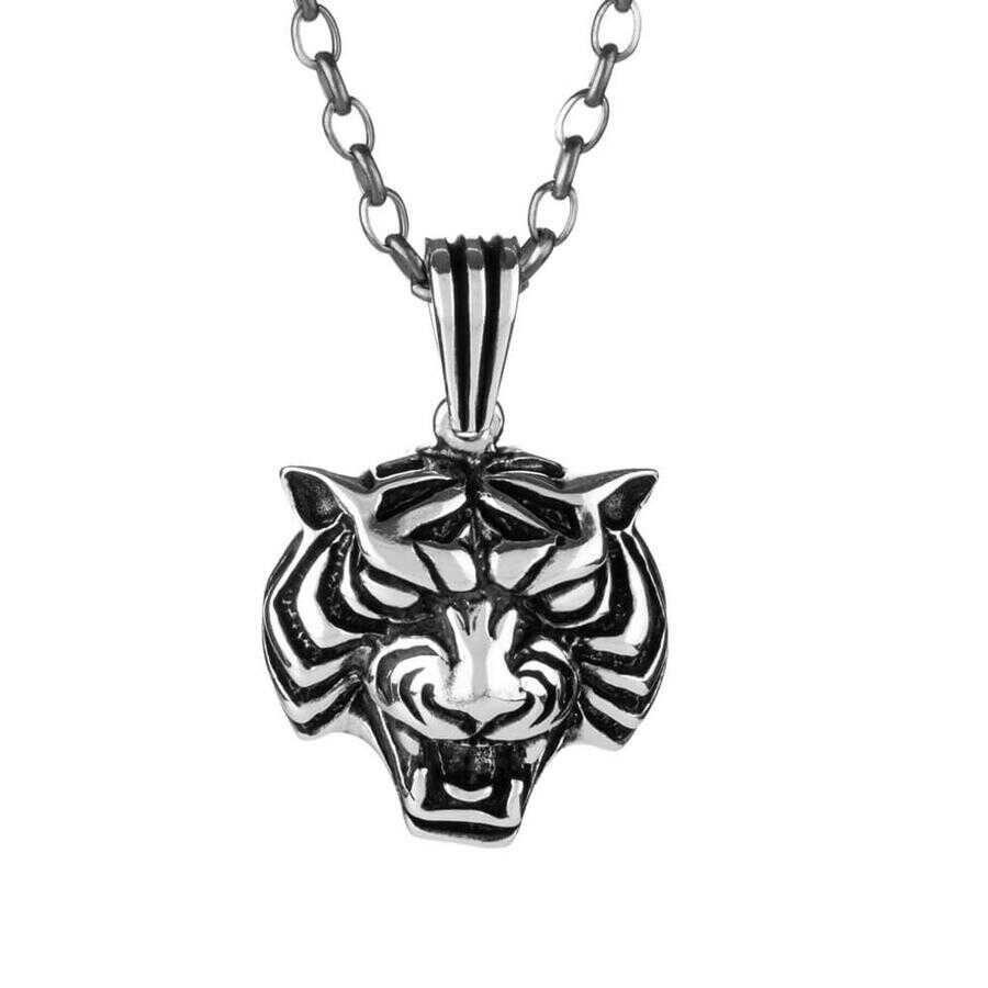 silver-tiger-head-necklace-mens-necklace--3967-13-B